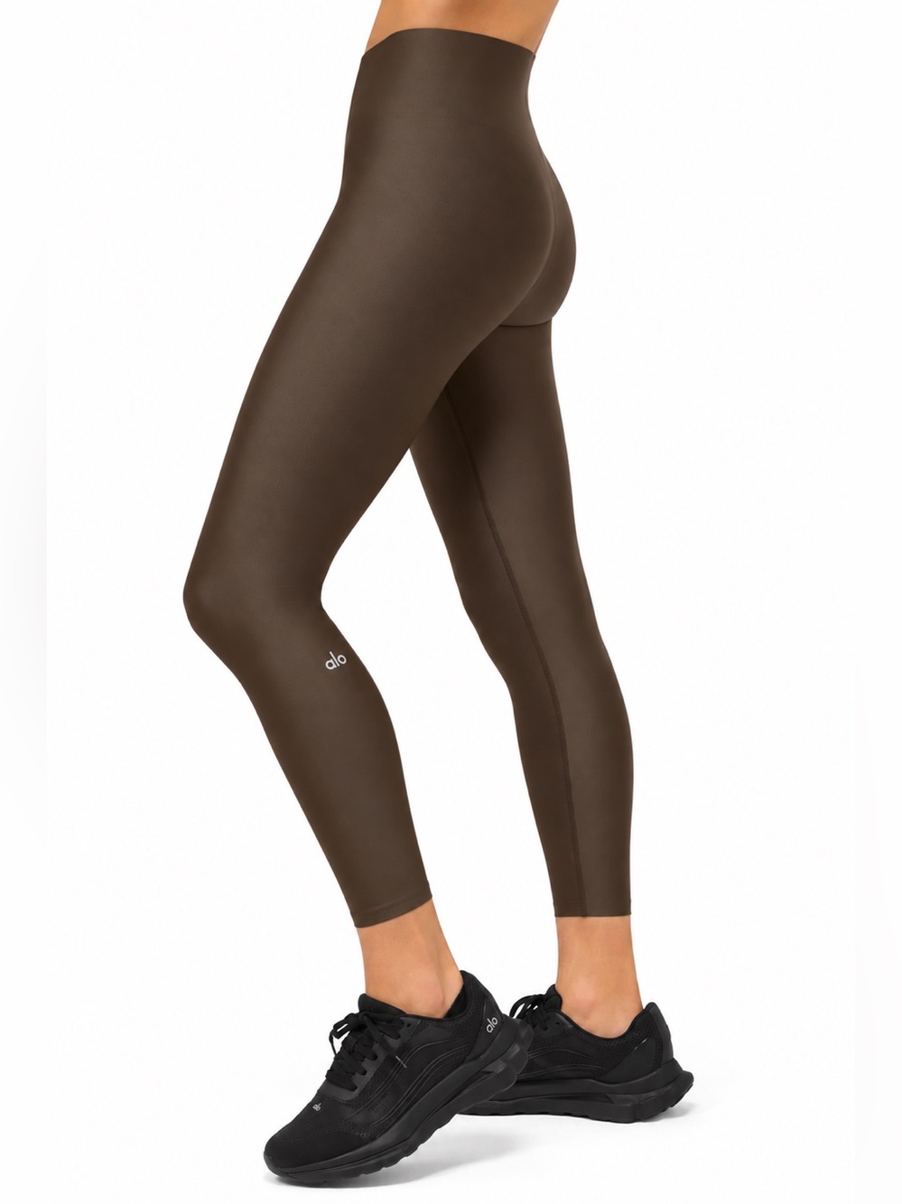 NWT ALO Airlift Strength Extreme High-Waist 7/8 Leggings Espresso | S (US 4-6)